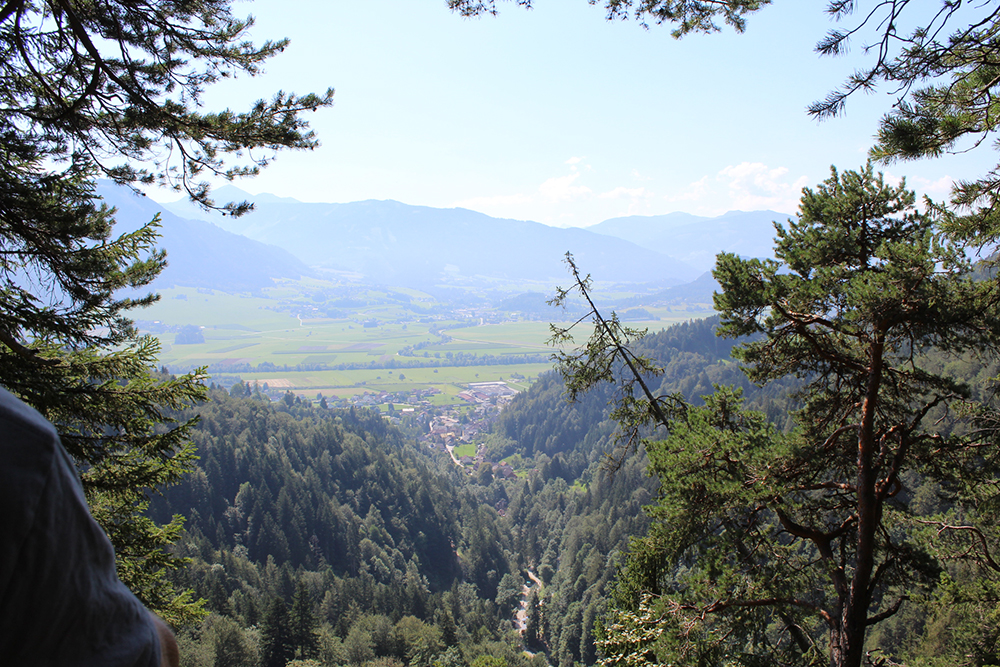 Ausblick am höchsten Punkt des Rundwanderweges