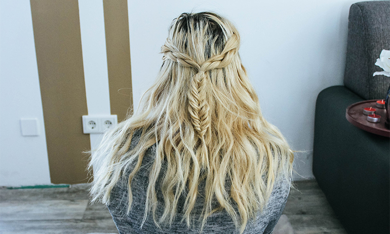 Hairstyle: Halfup Fishtail Braid